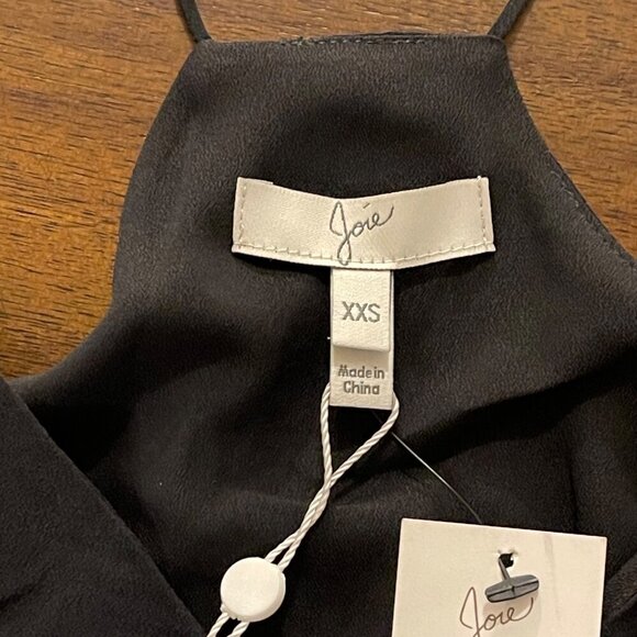 NWT Joie Women's Nahlah B Cami in Black Size XXS 100% Silk - Picture 7 of 9